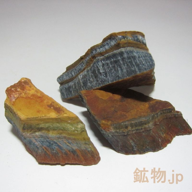 鉱物.jp / ブルータイガーアイ/鷹目石 原石 30-40mm 1個